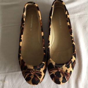 Emporionaka  leopard print leather shoes Sz 37 US